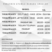 Volkswagen Jetta 2005-2014 için Cam Açma Düğme Kapağı - 2
