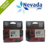 Hp 652 Siyah/Renkli Kartuş Deskjet 1115/2135/3635/3835/4535/4675 - 1