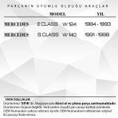 Mercedes E Class W124 için Radyo Düğme Kapağı - 2