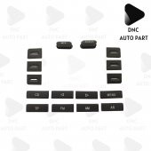 Volkswagen için Radyo CD 16 Parça Tuş Düğme Kapak Tamir Takımı RCD 300 - 1