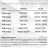 Volkswagen için Radyo CD 16 Parça Tuş Düğme Kapak Tamir Takımı RCD 300 - 4
