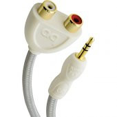 Audioquest FLX-MİNİ/RCA ADAPTOR (3.5MM TO 2 FEMALE RCA) - 1