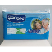 Canped Tekstil Yüzeyli Bel Bantlı 30'luk Hasta Bezi Medium - 1