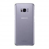 Samsung S8+ Plus Şeffaf Kılıf Mor EF-QG955CVEGWW - 1