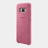 Samsung S8 Alcantara Kılıf Pembe EF-XG950APEGWW - 1