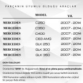 Mercedes GLK Class, C Class W204 için Kapı İç Açma Kolu Sağ PARLAK Nikelaj - 2