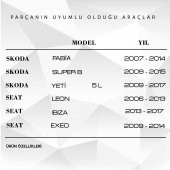 Seat Leon, Ibiza,Skoda Fabia, SuperB  için Arka Silecek Kol Kapağı - 4