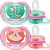 AVENT ULTRA AİR KIZ 18+ AY 2Lİ EMZİK - 1