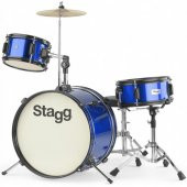 STAGG TIM JR 3/16B BL - 3 PARÇA JUNİOR DAVUL SETİ - 1