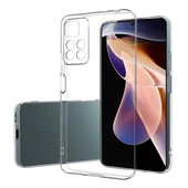 FitCase Xiaomi Redmi Note 11T 5G / Poco M4 Pro 5G Kılıf Kamera Korumalı Silikon Şeffaf Arka Kapak - 1