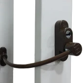 50 Adet Penkid Pvc Kapı Pencere Emniyet Çocuk Kilidi Koyu Kahve - 2