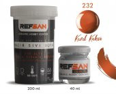 Hazır Çini ve Seramik Boyası 232 Kızıl Kahve 200 ml - 2