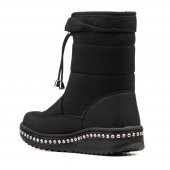 Albishoes Kaymaz Taban Fermuarlı Kız Çocuk Suya Dayanıklı Kürklü Termal Kar Botu - 2