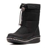 Albishoes Kaymaz Taban Fermuarlı Kız Çocuk Suya Dayanıklı Kürklü Termal Kar Botu - 3