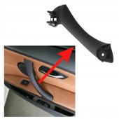 BMW E90, E91 için İç  Sağ Kapı Kolu Tutamağı - Siyah - 3