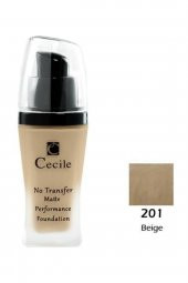Cecile No Transfer Matte Performance Mat Fondote No: 201 - 1
