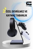 Çok Fonksiyonlu Gaming Ps4 Ps5 Xbox Joystick Kontroller Tutucu Ve Oyuncu Kulaklığı Dikey Standı - 10