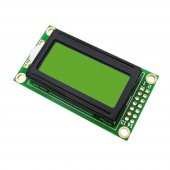 0802A 8x2 Karakter Lcd Modül Yeşil Display Ekran Yeşil Backlight 2 Satır 8 Karakter - 3