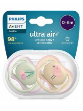 Philips Avent Scf085/13 Ultra Air Emzik 0-6 Ay 2li Kız - 1