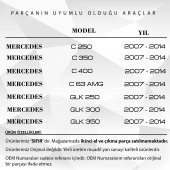 Mercedes GLK, C Class W204 için Kapı İç Açma Kolu Sağ ve Sol PARLAK Nikelaj - 2