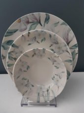 Kütahya Porselen Ent Otel Nanopearl 24 Parça 883519 Dekor Yemek Takımı thumbnail 2