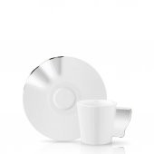 Koleksiyon Kaffa Türk Kahve Fincanı Seti 6lı Platin - 1