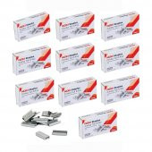 Zımba Teli Küçük No:10 1000 li Nikel Beyaz 10 Paket 6452 - 1