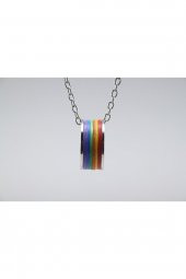 Gökkuşağı Rainbow Kolye Yüzük Aksesuar Şık - 1