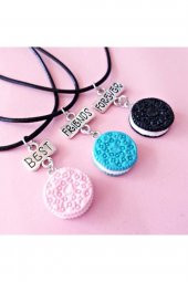 Unisex Oreo Best Friends Bff 3lü Kolye - 1