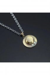One Piece Naruto Anime Ace Hat Şapka Metal Zincirli Kolye Takı - 1