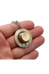 One Piece Naruto Anime Ace Hat Şapka Metal Zincirli Kolye Takı - 3