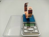 Bakır Bileklik 1,5x17,5 cm Kalemkar El İşlemesi Doğal Saf Bakır M4 - 4