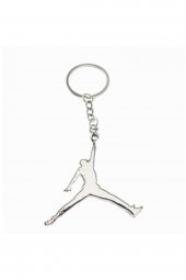 Gri Jordan Nba Bulls Basketbol Smaç Metal Hediyelik Anahtarlık - 1