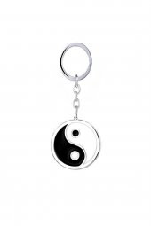 Ying Yang Denge Madalyon Anime Metal Anahtarlık - 1