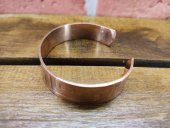 Ayarlanabilir Bakır Bileklik 17 cm Kalınlık 1,5 cm Sağlık İçin Takınız - 2