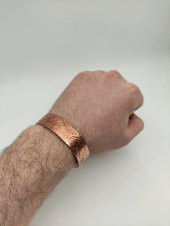 Ayarlanabilir Bakır Bileklik 17 cm Kalınlık 2.7 cm Sağlık İçin Takınız - 1