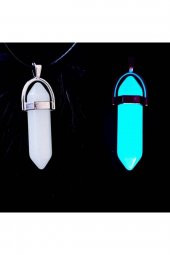 Unisex Karanlıkta Parlayan Neon Kolye - 1