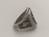 Ayarlanabilir Kayı Boyu Yüzük Figürlü  Şık Türk Osmanlı (Pirinç) - 2