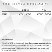 BMW X5 Serisi E53 için Ön Sol Dış Kapı Kolu Metal Taşıyıcı - 2