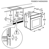 Electrolux EZB3430AOK Ankastre Fırın Siyah - 8