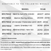 10 Adet Hyundai Kia için Direksiyon Kaplini Fiberi - 3