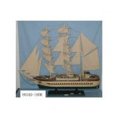 Maket Gemi 100X16X88 cm Dekoratif Hediyelik Ev Ofis Aksesuarı - 1
