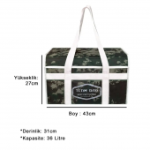 Term Bag Katlanabilir 36 Litre Termal Termo Termos Çanta Sıcak Soğuk Tutucu - 4