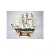 Maket Gemi 16X4X16 cm Dekoratif Hediyelik Ev Ofis Aksesuarı - 1
