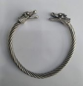 Ejderha Başlı Viking Bileklik Ayarlanabilir Şık Hediyelik - 2