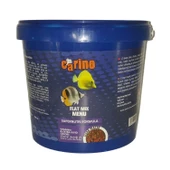 Carino Flat Mix Menu Granulat Renklendirici Balık Yemi 3 Kg Kova - 1