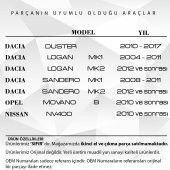 Dacia  Logan, Duster için Kalorifer Hava Alma Difüzörü Krom - 2