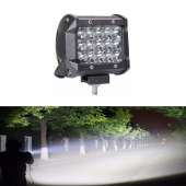 Off Road Led Lamba Delici Yayıcı Beyaz Kare Sis Farı Projektör 45W 12 Led Metal Arazi Çalışma Lambası 1 Adet - 1