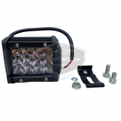 Off Road Led Lamba Delici Yayıcı Beyaz Kare Sis Farı Projektör 45W 12 Led Metal Arazi Çalışma Lambası 1 Adet - 4