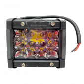 Off Road Led Lamba Delici Yayıcı Beyaz Kare Sis Farı Projektör 45W 12 Led Metal Arazi Çalışma Lambası 1 Adet - 7